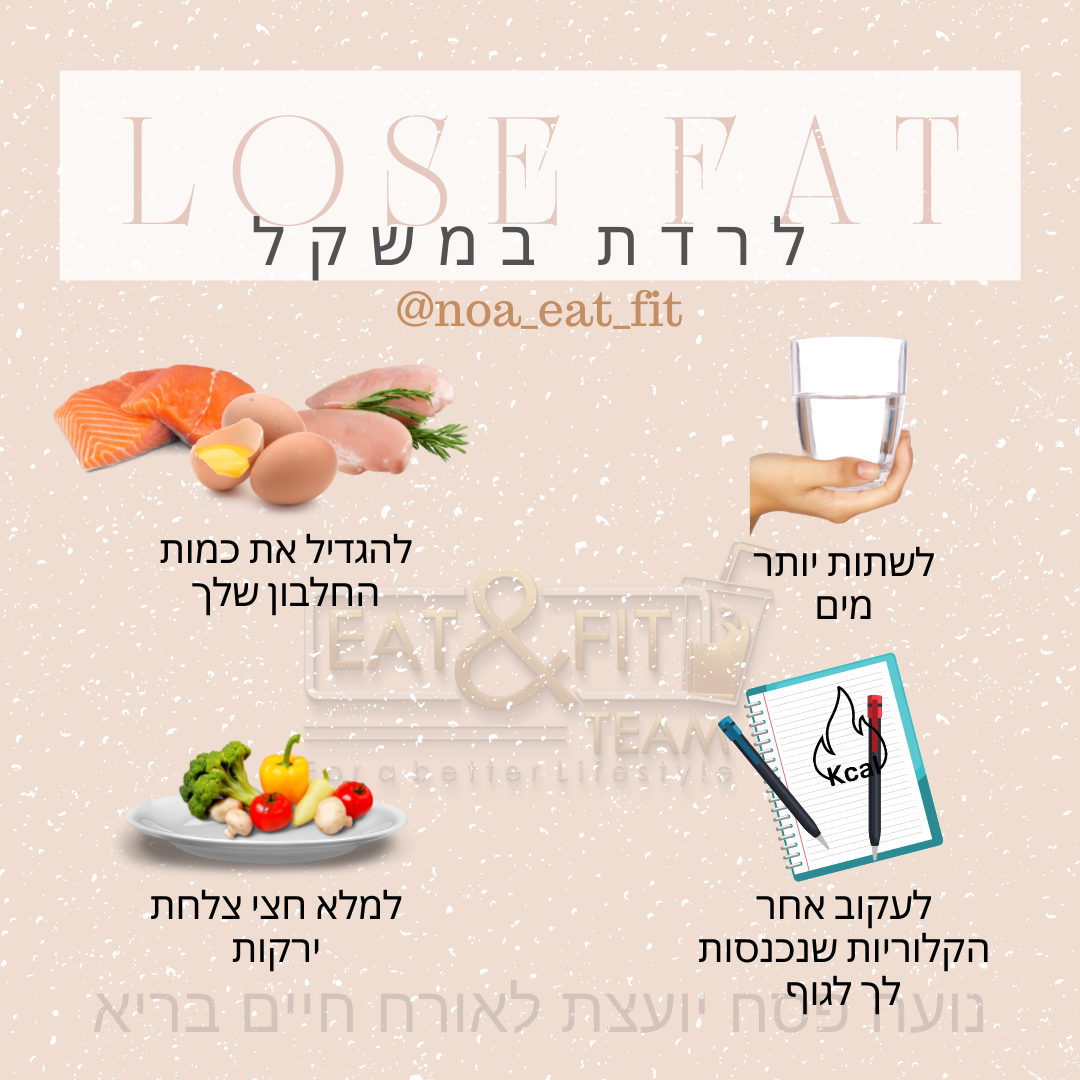 איך יורדים במשקל